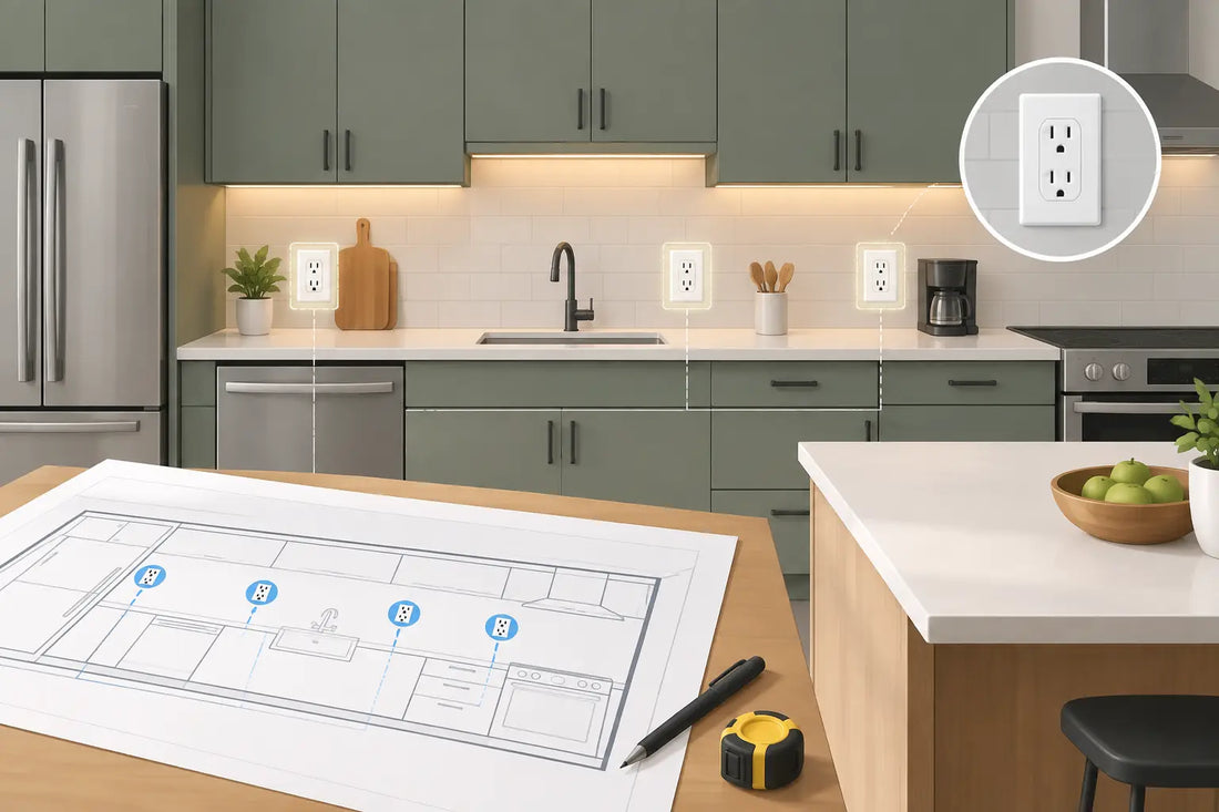 Kitchen Electrical Outlet Layout for Better Fit-Outs