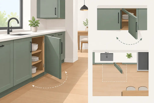 Cabinet Door Clearance Guide for Fit-Out Plans